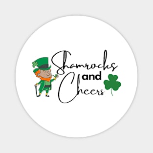 Shamrocks and Cheers Magnet